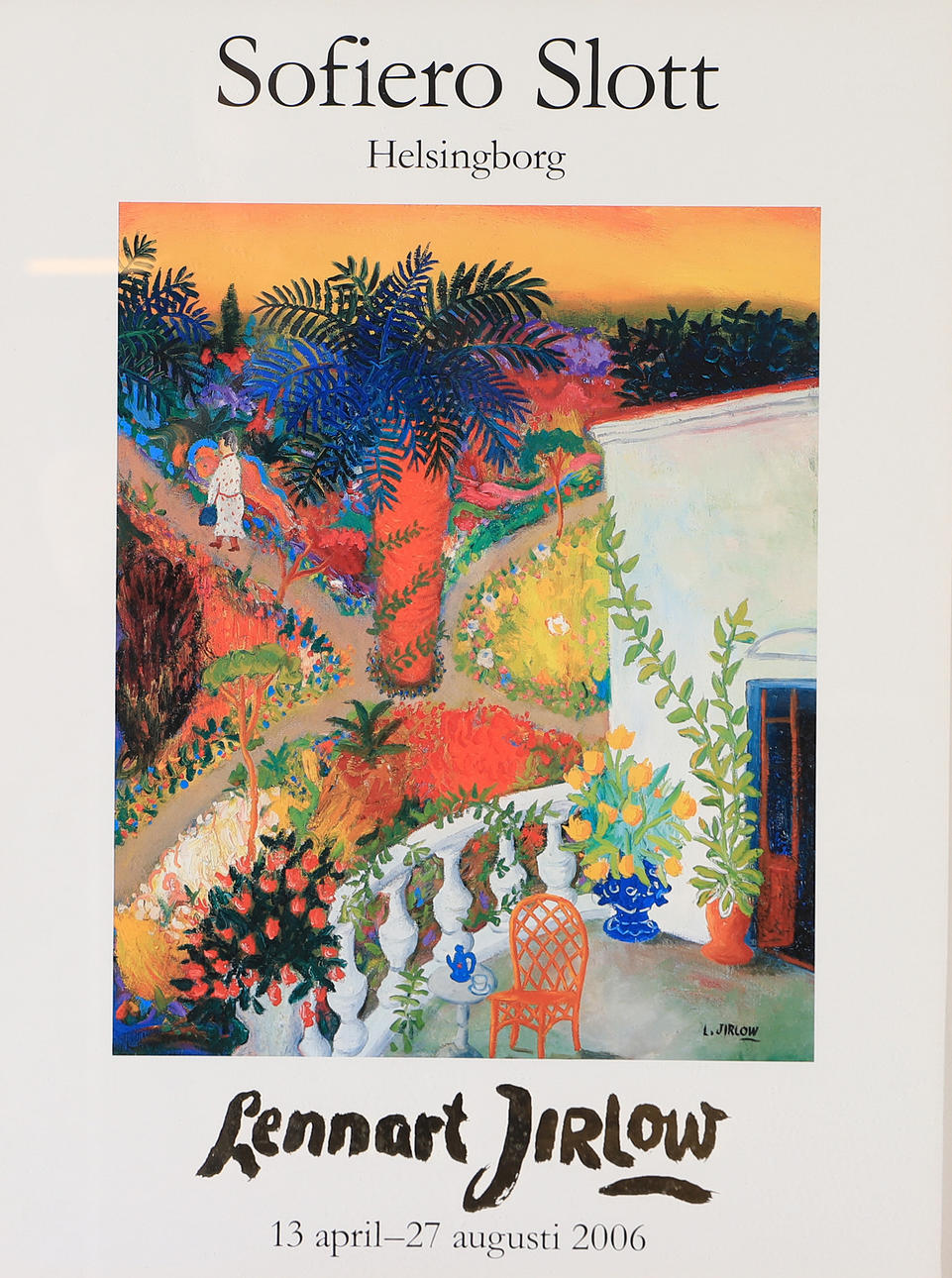 LENNART JIRLOW. Cartel de la exposición, Castillo de Sofiero.