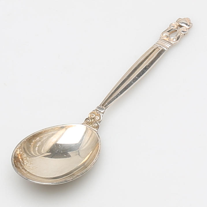 SKED i sterling silver, "Acorn", Johan Rohde, Georg Jensen, Danmark.