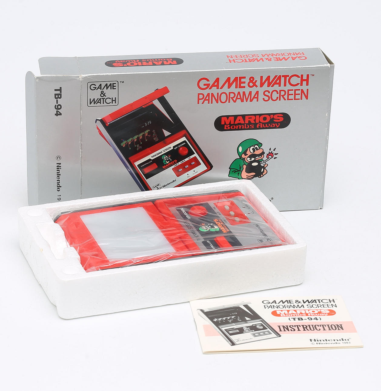 NINTENDO Game&Watch, TB-94, Bombs Away, alkuperäinen pakkaus 