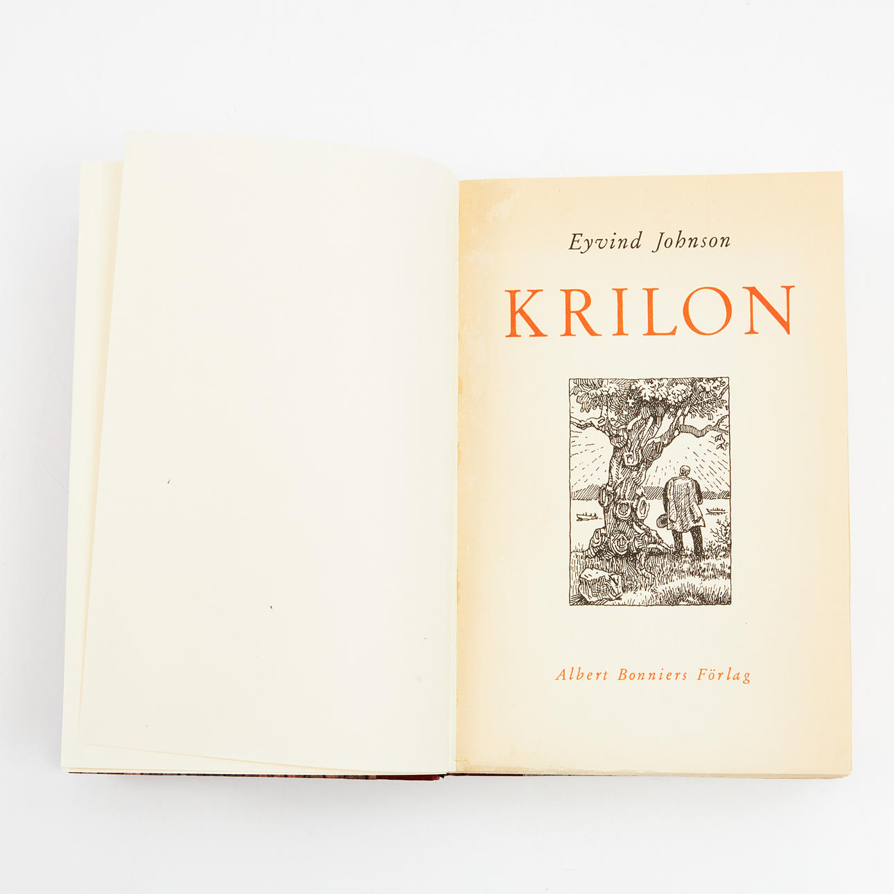 EYVIND JOHNSON'S KRILON WITH DEDICATION. Books, Maps & Manuscripts