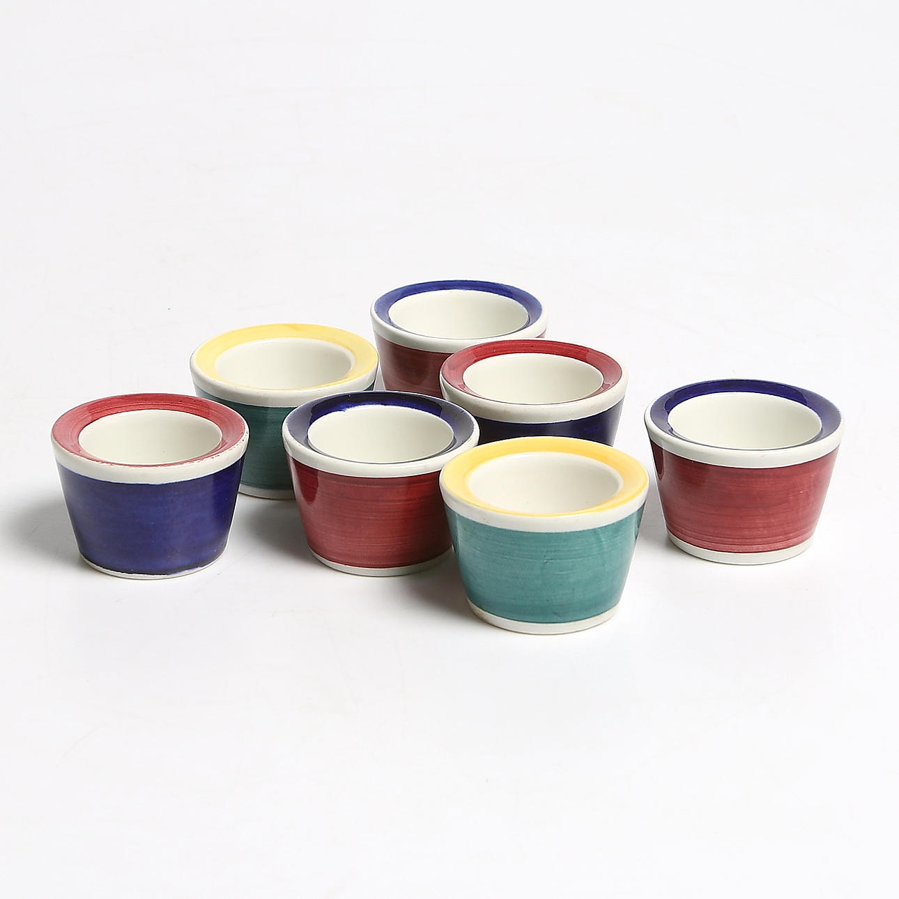 ÄGGKOPPAR, 7 st, "Picknick", Marianne Westman, Rörstrand.