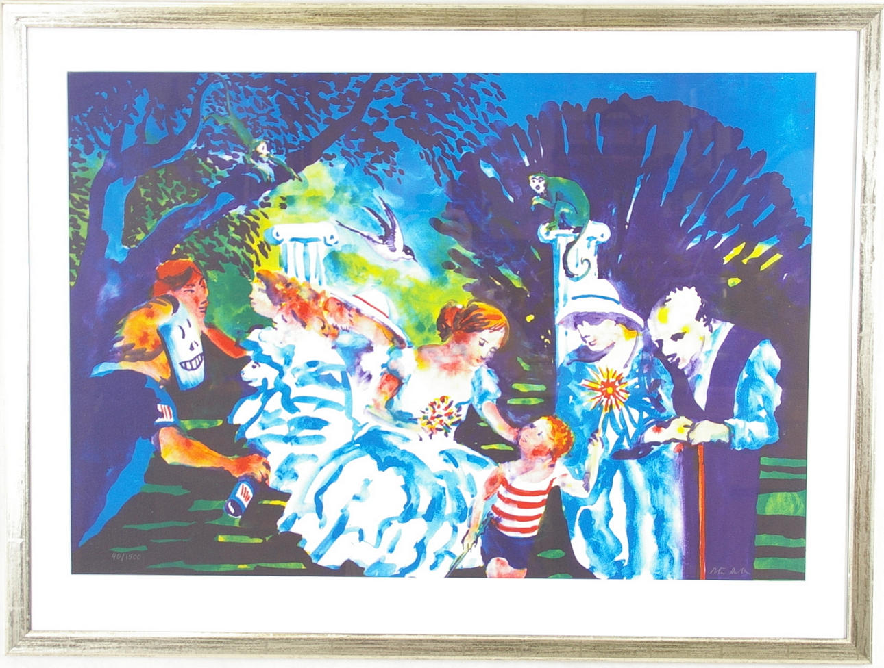 PETER DAHL. Färglitografi.