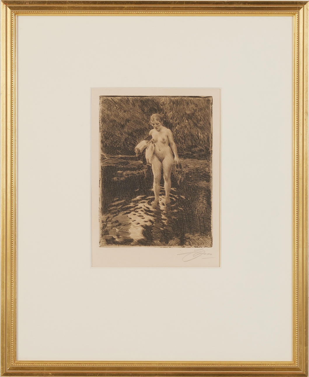 ANDERS ZORN. "Vadstället".