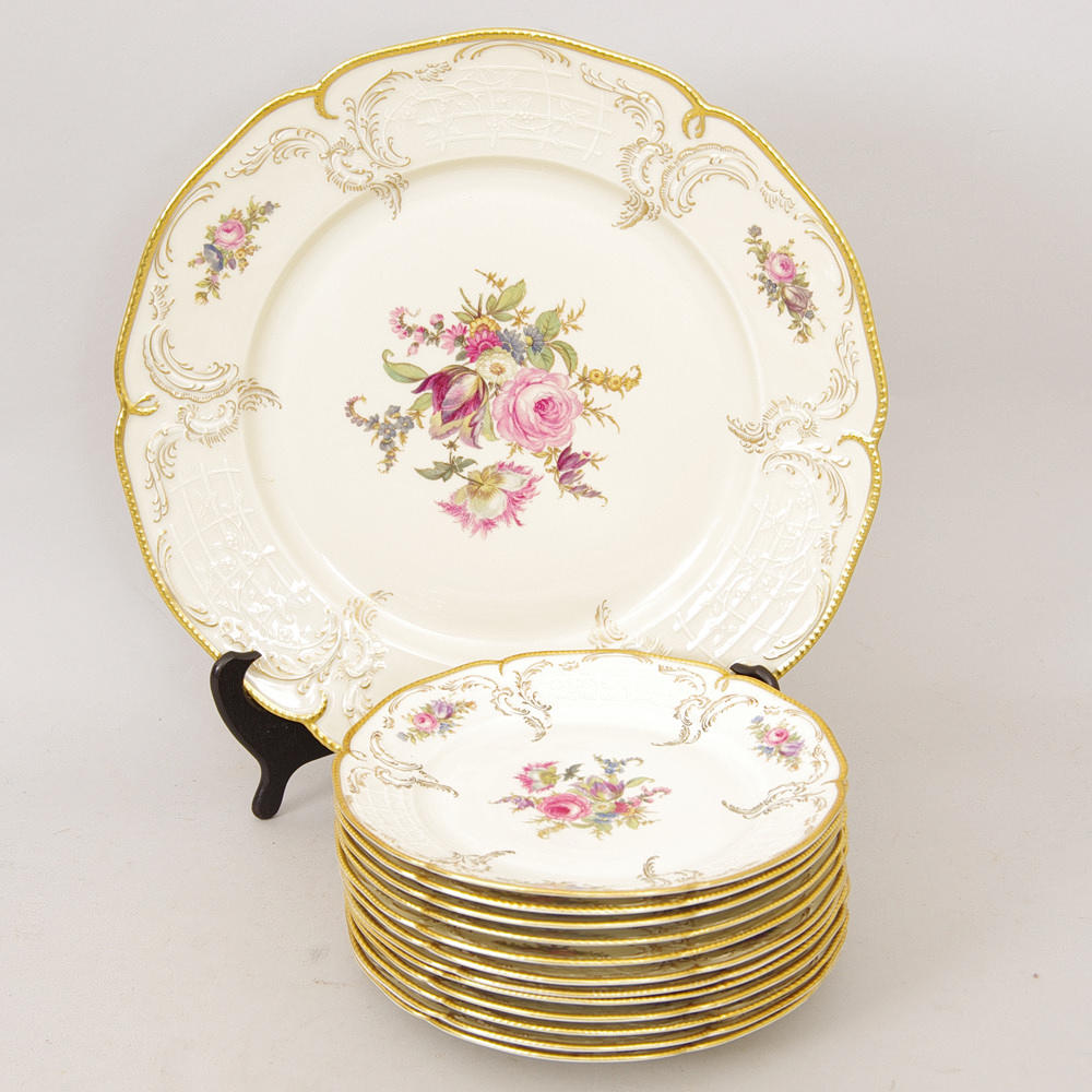 FRUKTSERVIS, porslin, "Sanssouci", Rosenthal.