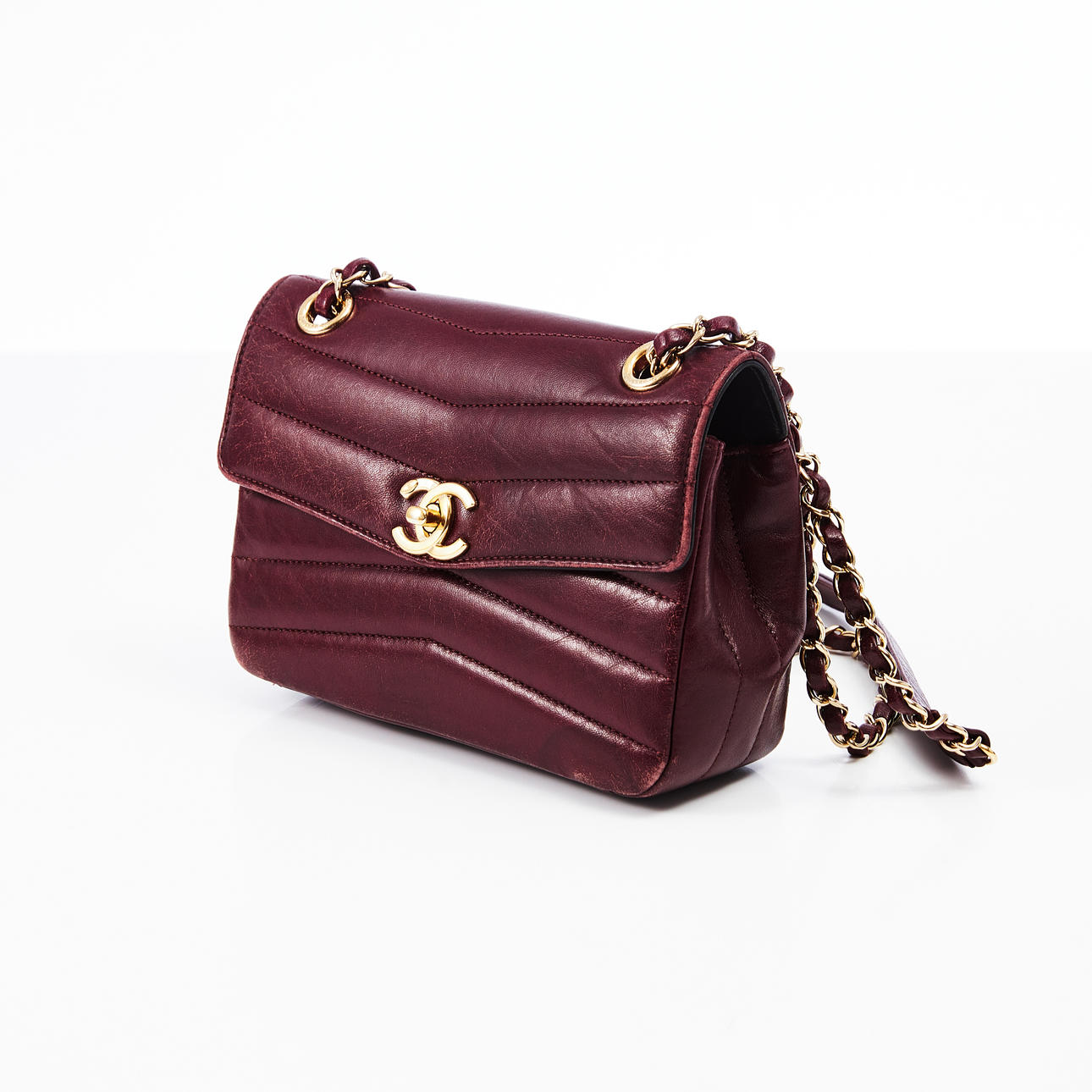CHANEL, "Reverse Chevron Flap Bag".