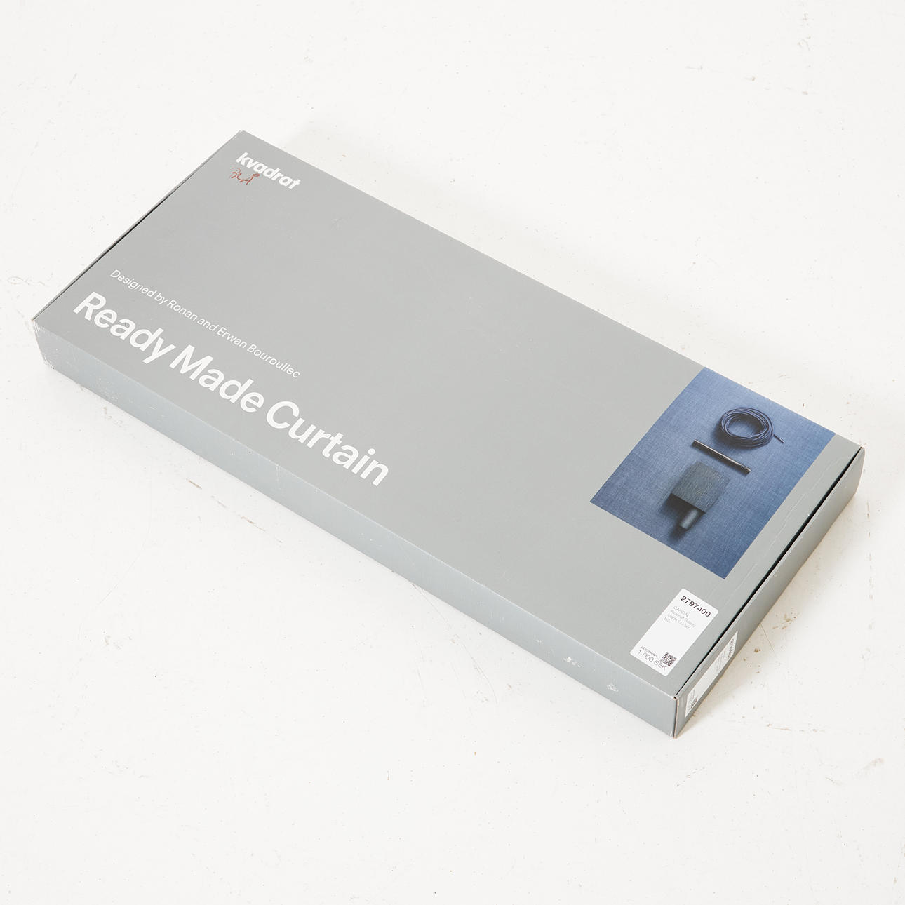 GARDIN, Kvadrat Ready Made Curtain, blå.