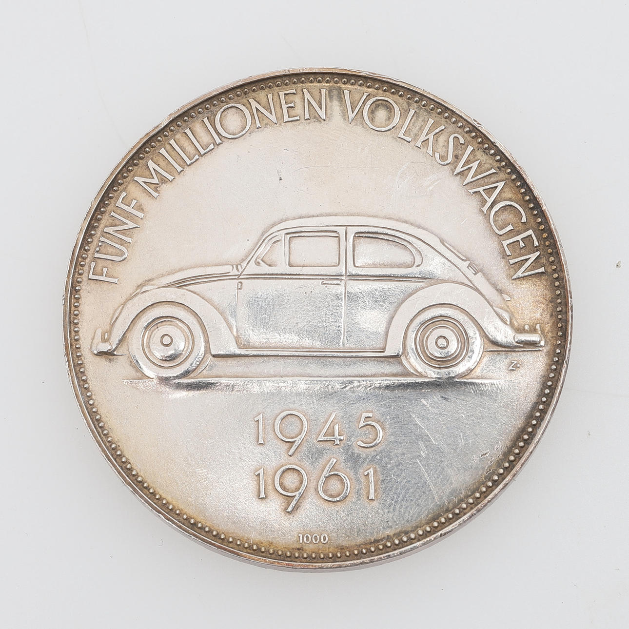 COIN, silver, Volkswagen commemorative coin.