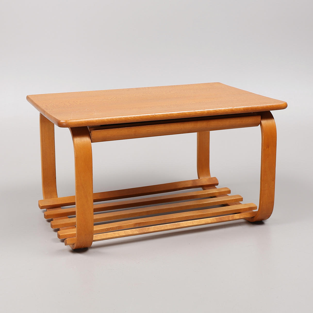 TELEFONREGAL, Holz, Mitte 20. Jahrhundert.