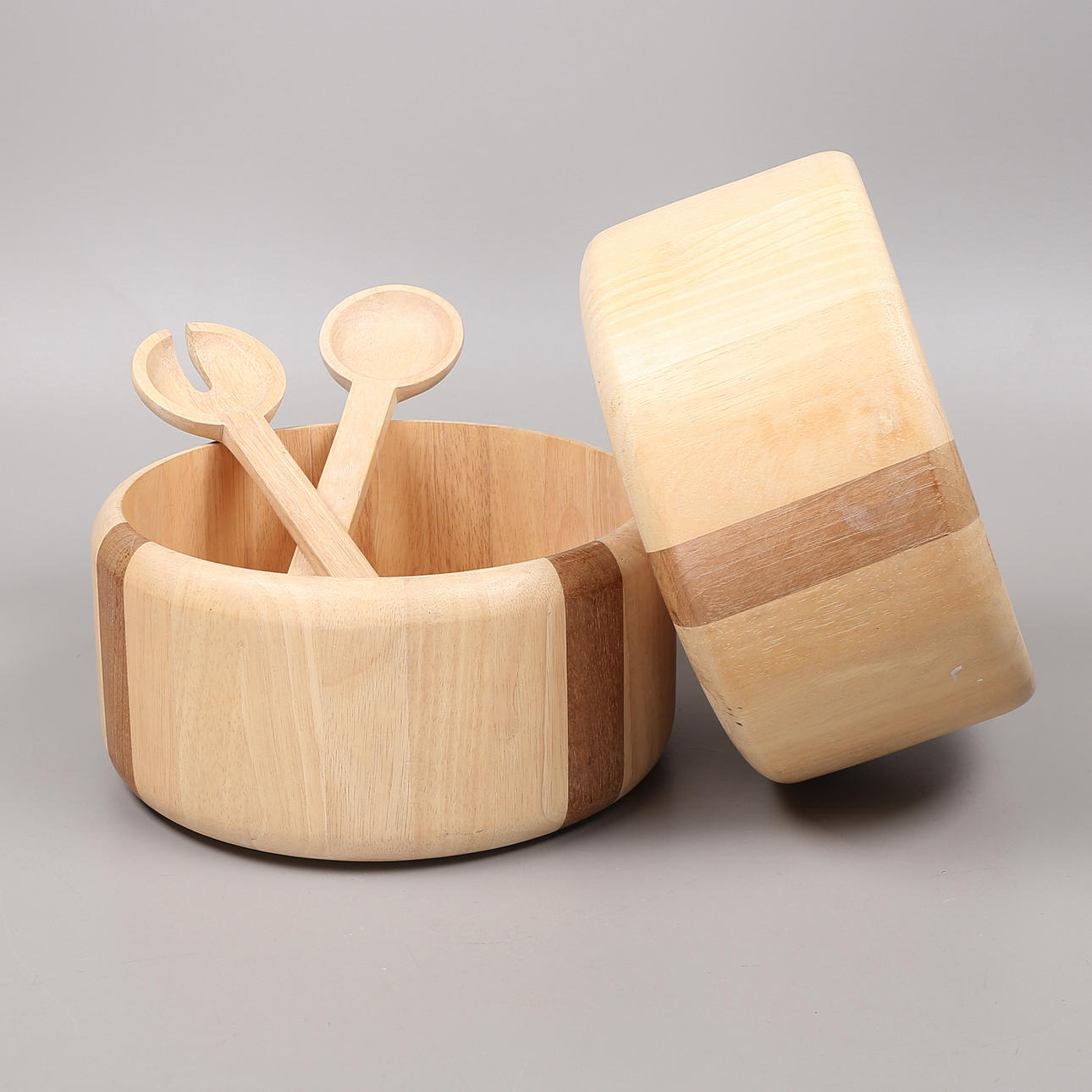 SALLADSSKÅLAR, ett par, trä, Arabia.