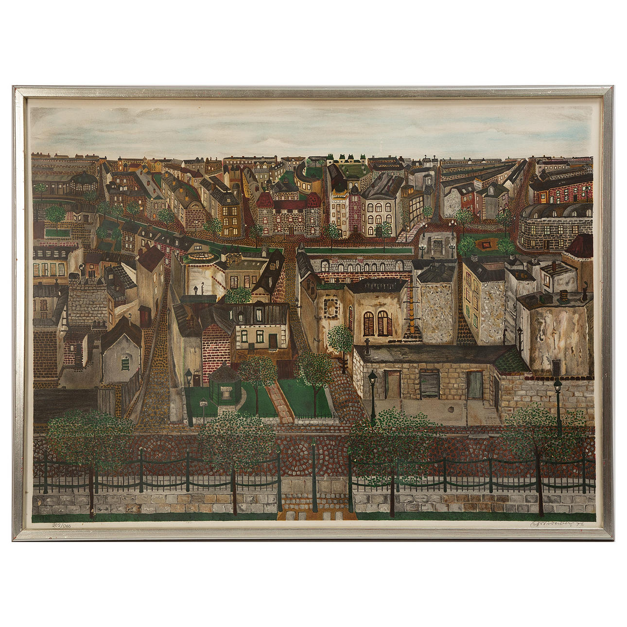 ARVID WIDERBERG. Lithograph, signed, numbered 202/360.