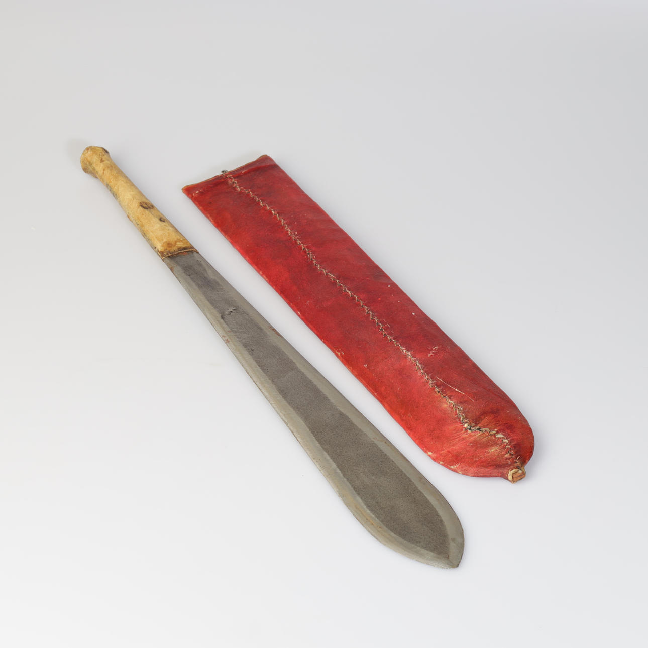 MACHETE PLÁTANO, acero, siglo XX.