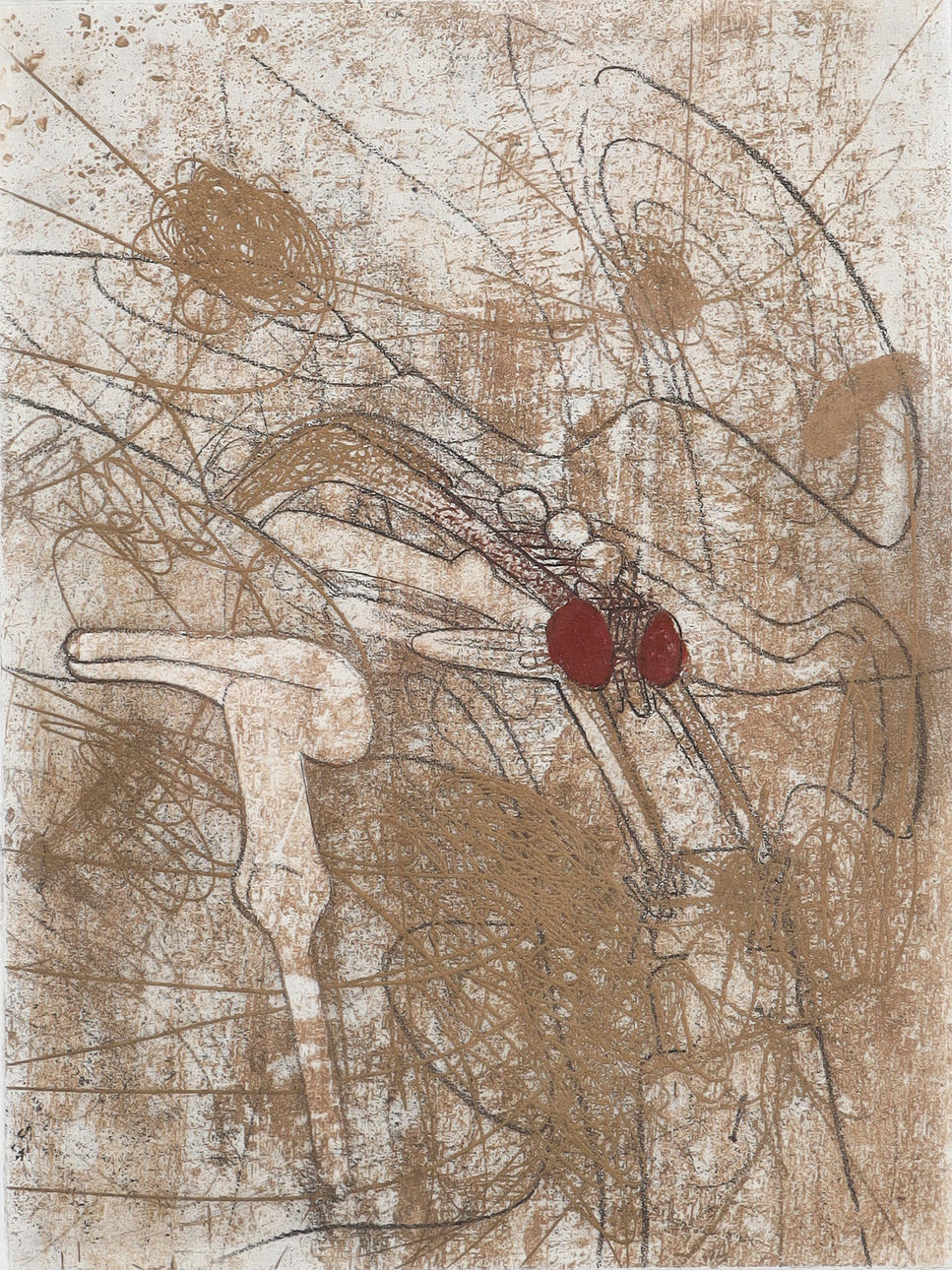 ROBERTO MATTA. Radierung in Farbe.