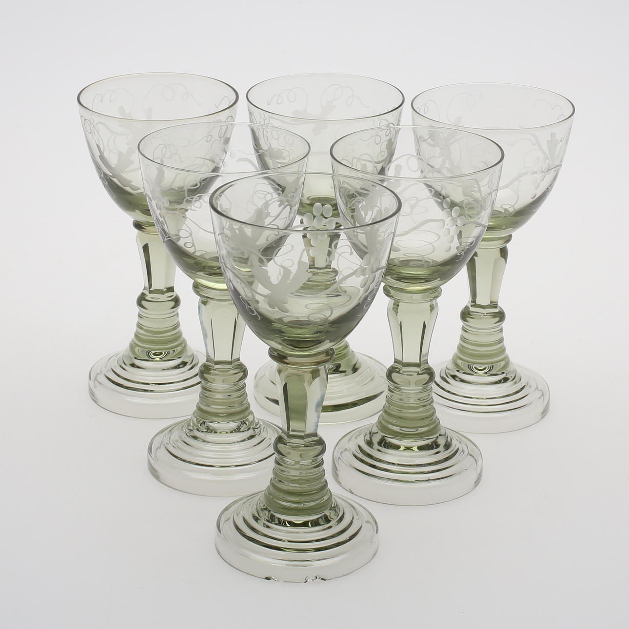 REMMARE, 6 st, glas, 1900-tal.