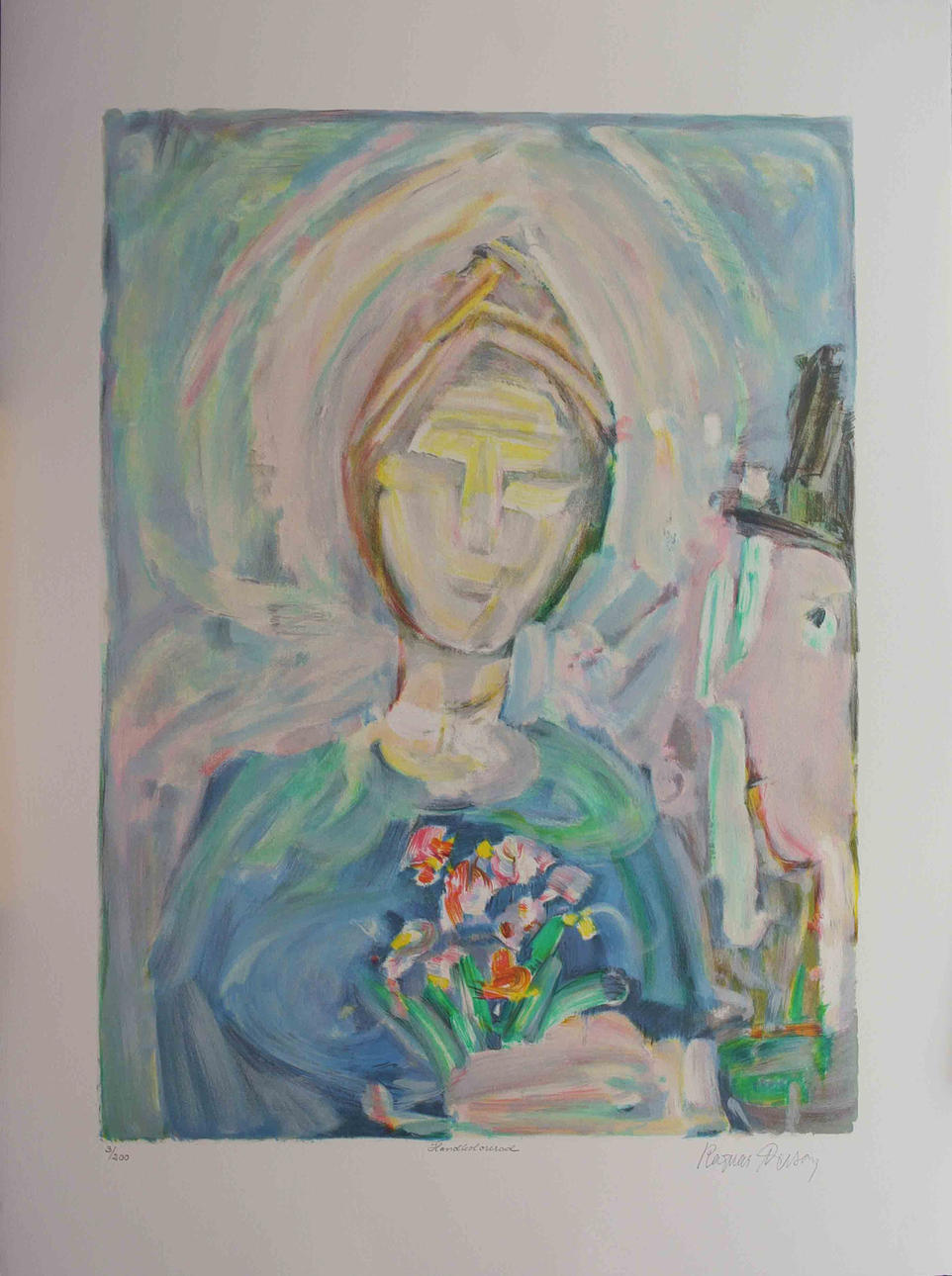 RAGNAR PERSON. "Smålandsminnen". Handkolorerad färglitografi. Signerad Ragnar Person. 3/200.