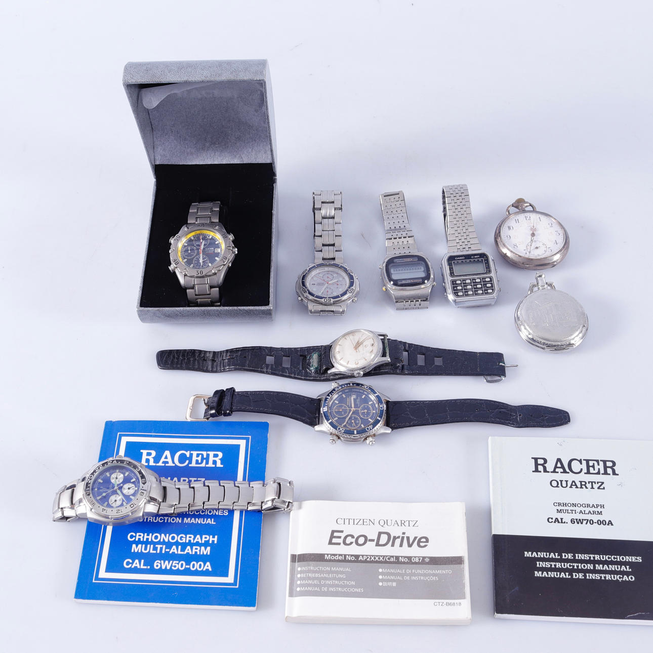 A Collection ARMBANDSUR, including Citizen and others.