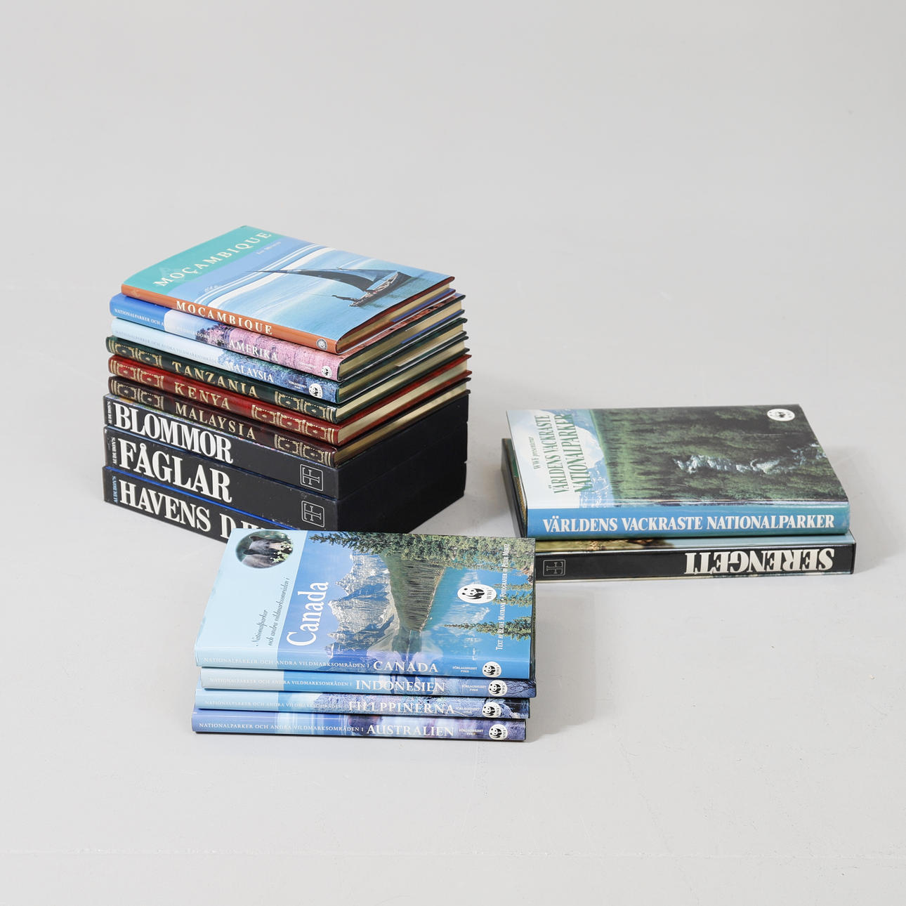 RESEBÖCKER, 15 st, 1900-/2000-tal.