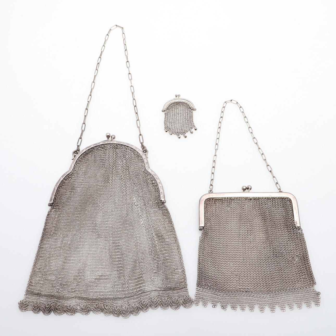 TRE VINTAGE KEDJA POST PLÅNBÖCKER INKLUSIVE SILVER.