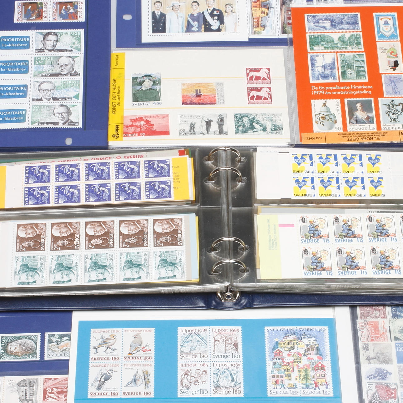 FRIMÄRKEN, Sverige, nominellt värde ca. 8000-10000 kronor.