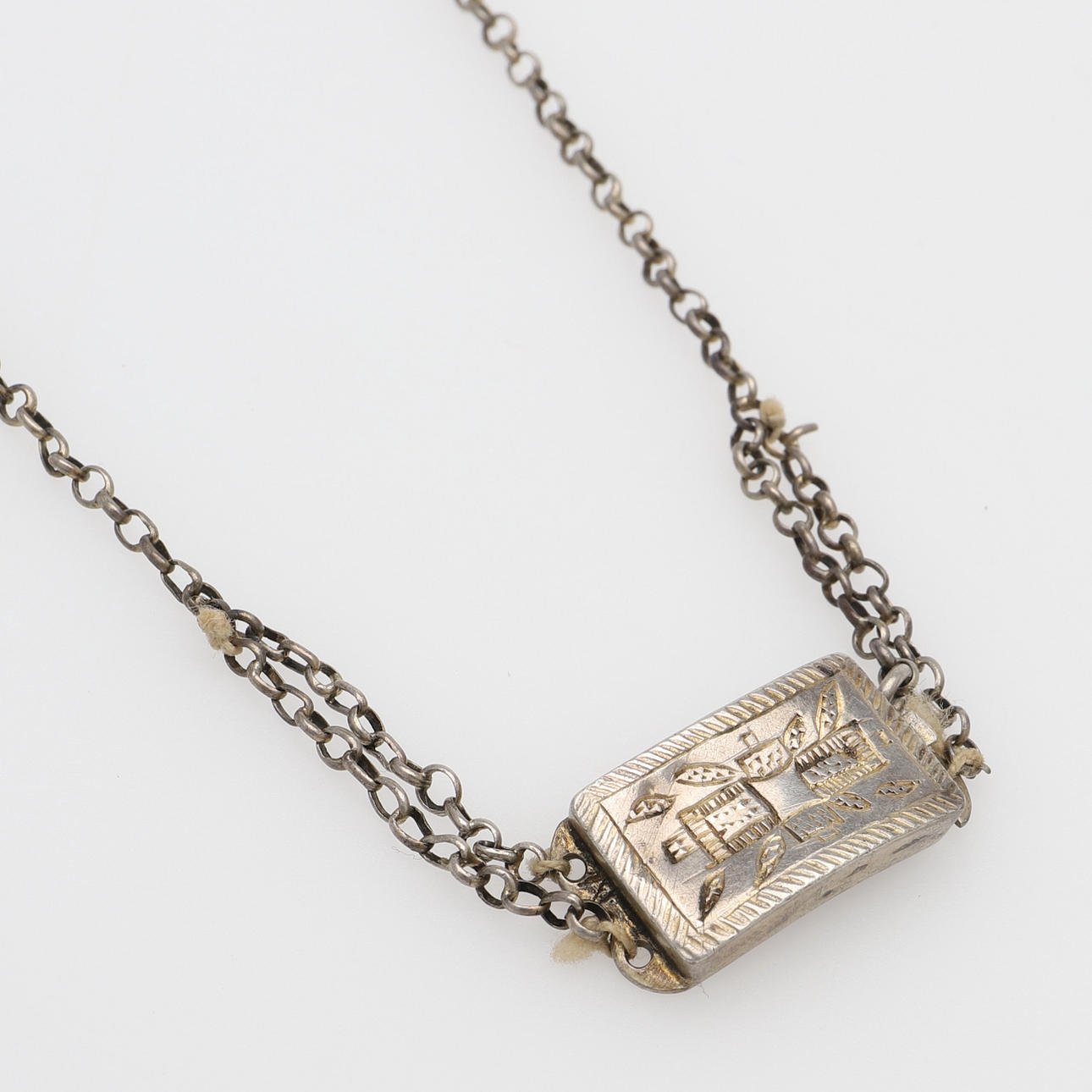 ANDERS JACOB BÖRJESSON, HALSLÅS, SILVER, VARBERG, 1860.