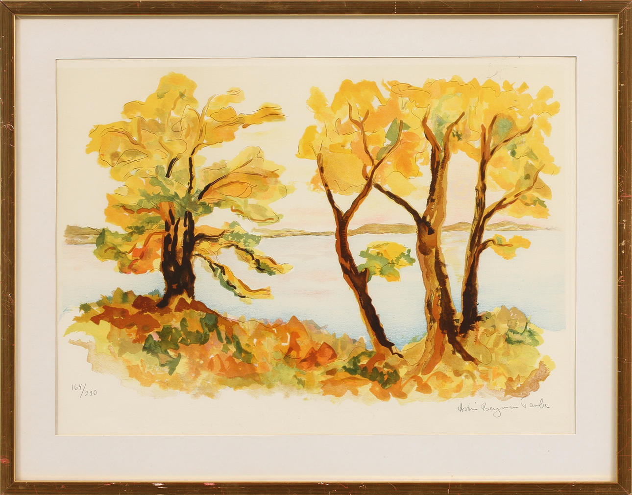 ASTRI BERGMAN-TAUBE. litografi, sign o numr 164/220.