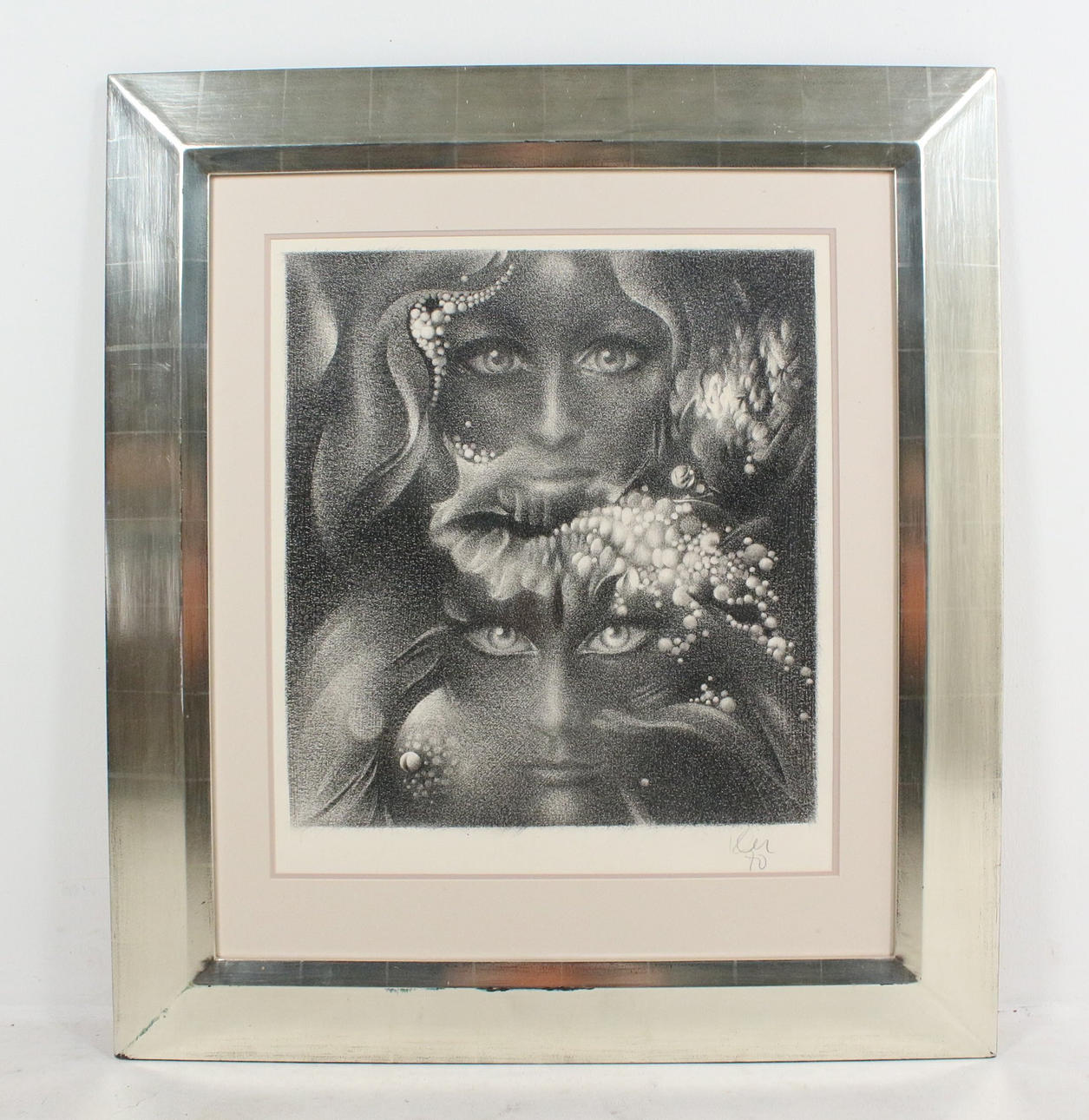 PETER REUTER. 'Portrait Imaginaire', tryk.