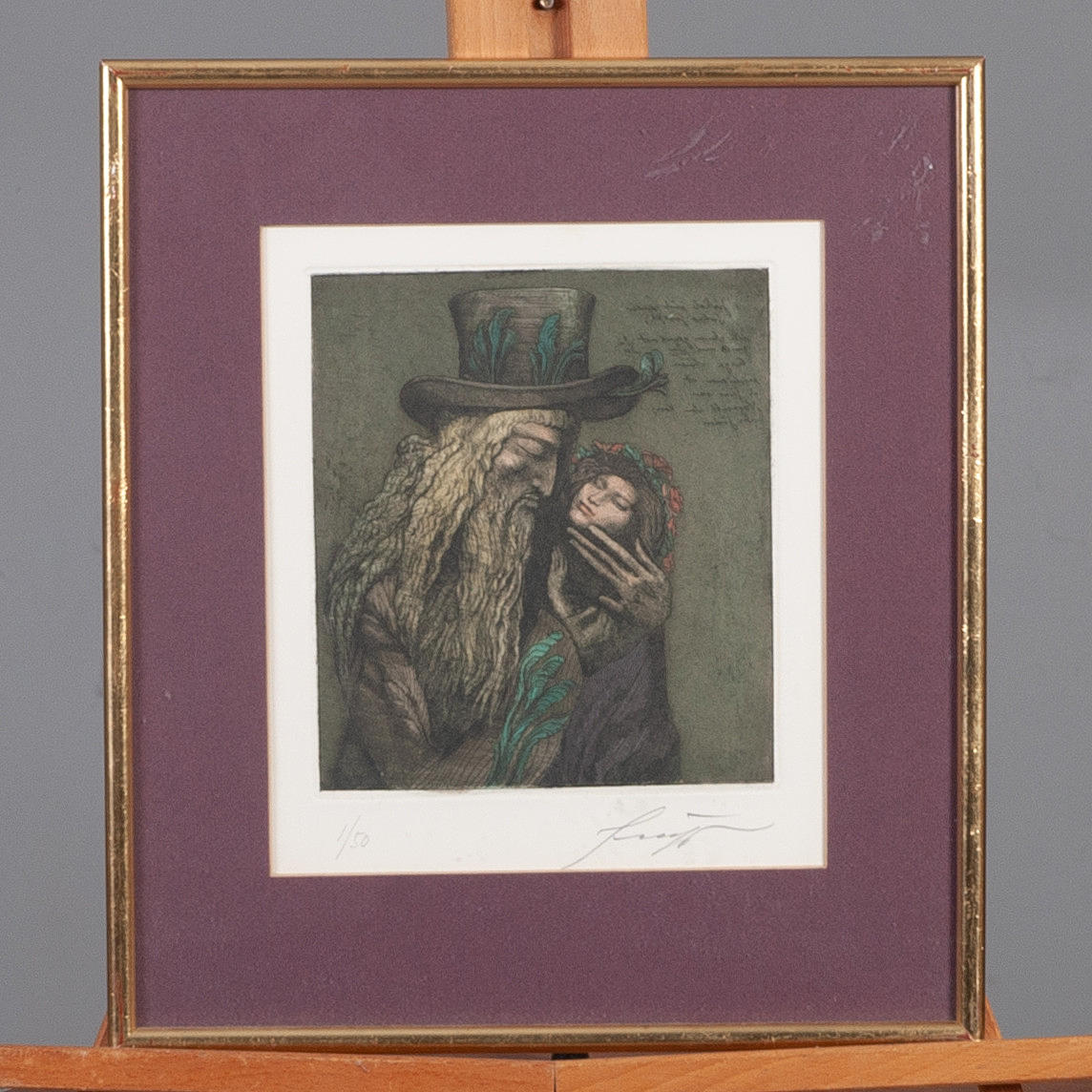 ERNST FUCHS. "Jakob and his children" from Ernst Fuchs' monograph.