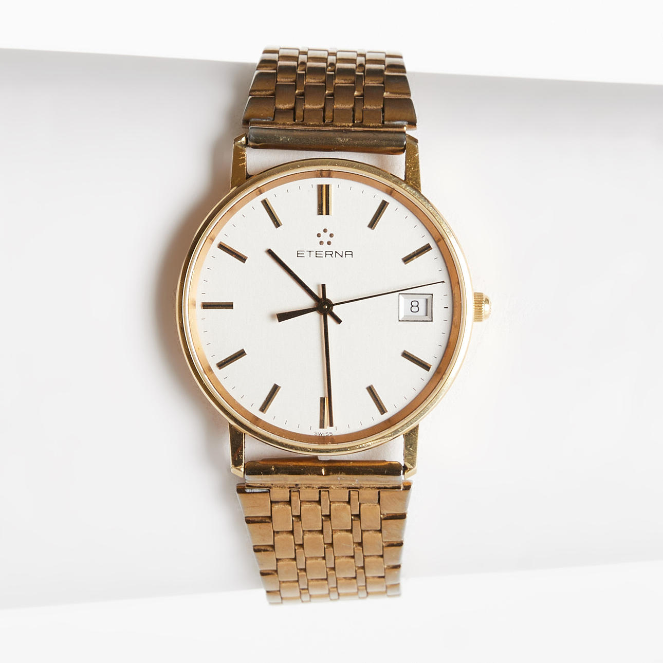 ETERNA, BRACELET WATCH. 14K GOLD.