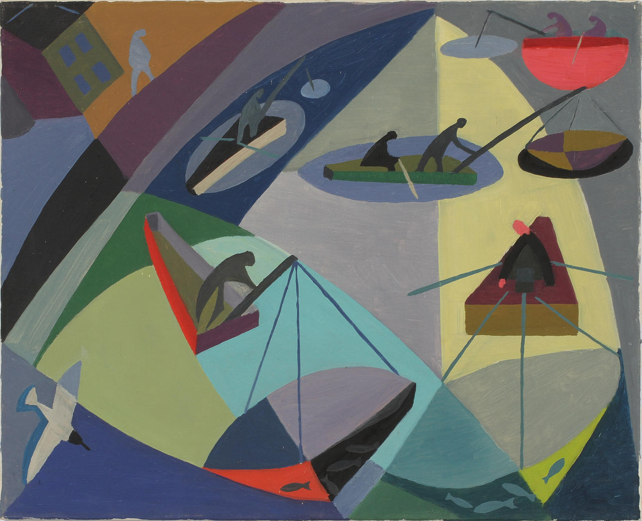 LARS BOOBERG/MILLHED. TILLSKRIVEN. Olja på duk.