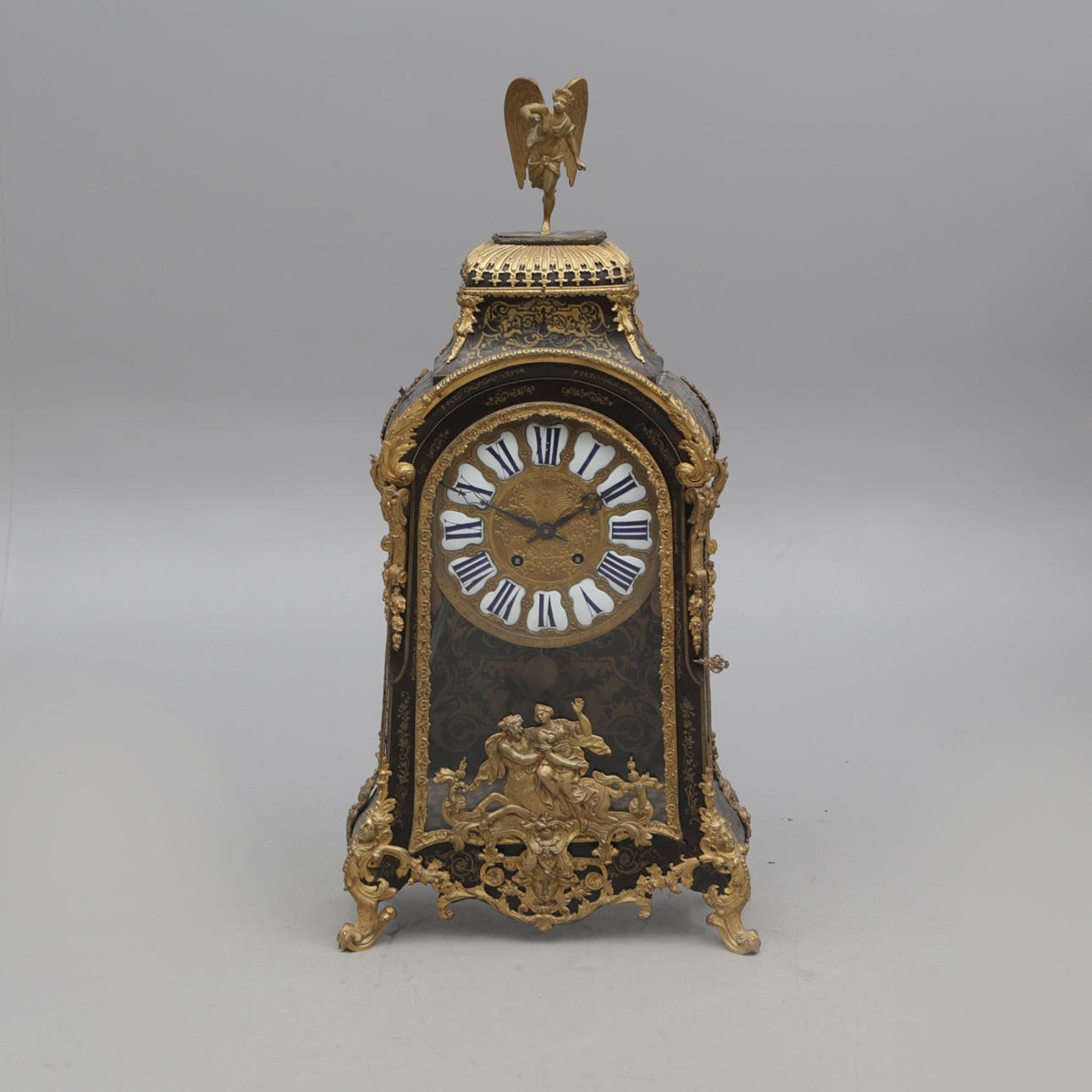 LIBRARY CLOCK, clock marked Joous Aaris, 19th century.