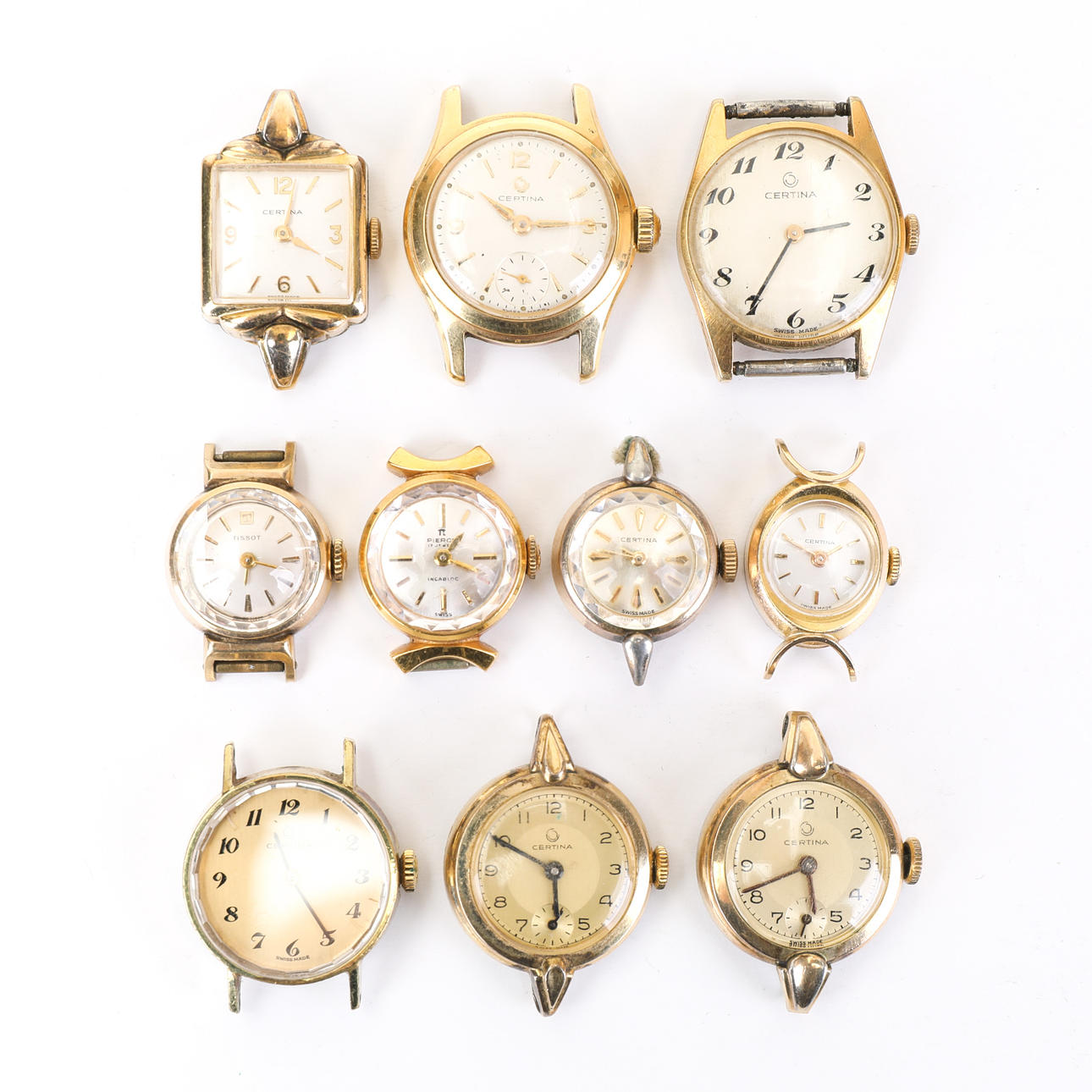 KLOCKOR,dam,10 st , bl a Certina.