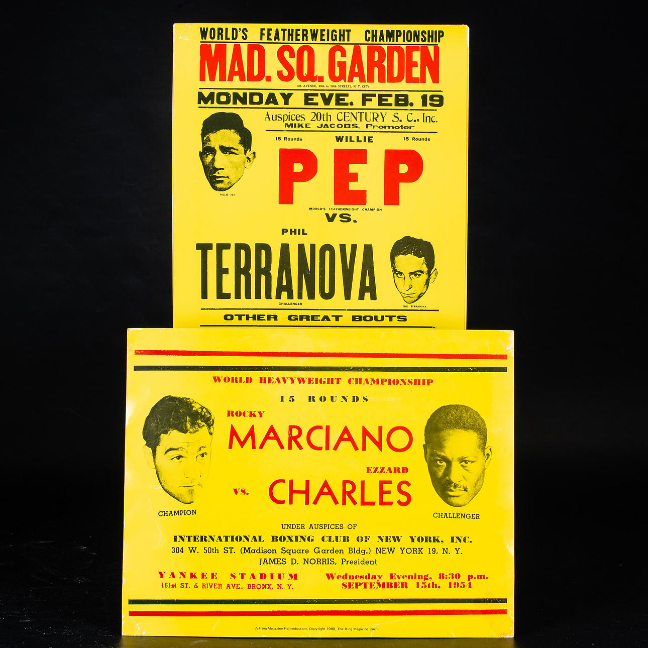 AFFISCHER / POSTERS, 8 st för boxning b.la Muhammad Ali mfl.