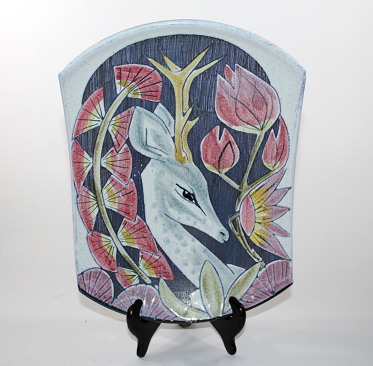 VÄGGTAVLA, keramik, Tilgman´s.