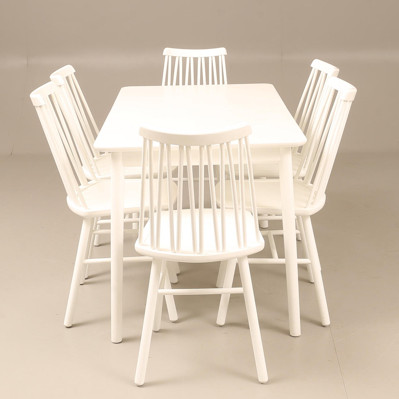 MATBORD OCH STOLAR, 7 delar, "ZigZag", Hans K, samtida.