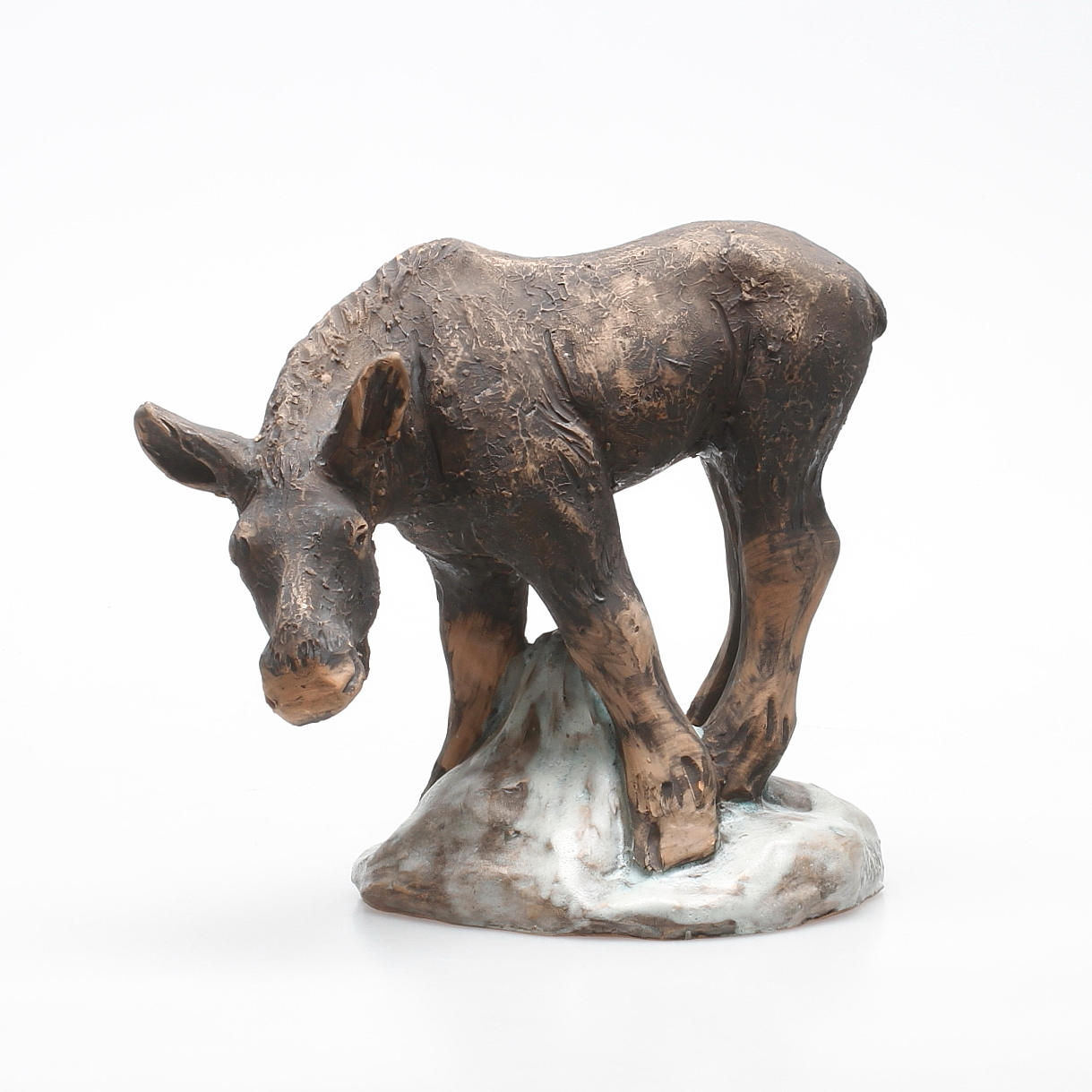 FIGURIN, keramik, Älg, Tilgmans, 1900-talets andra hälft.