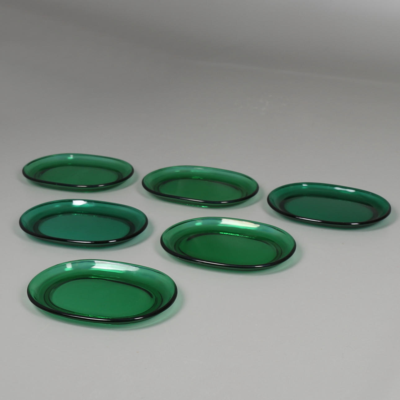 HUMMERTALLRIKAR i glas, 6 st, Josef Frank, Firma Svenskt Tenn.