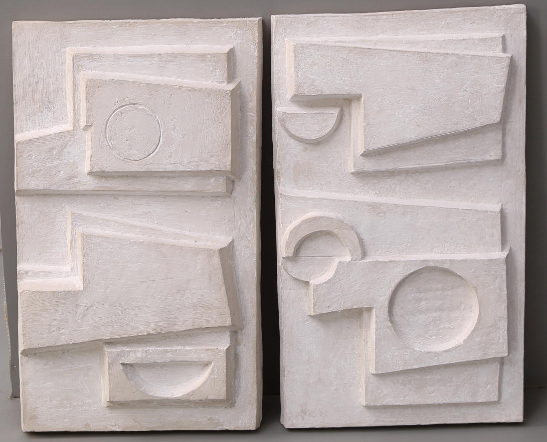 WANJA "NONES" HÅKANSSON. SKULPTUR, för vägg, gips, signerad, daterad -98.