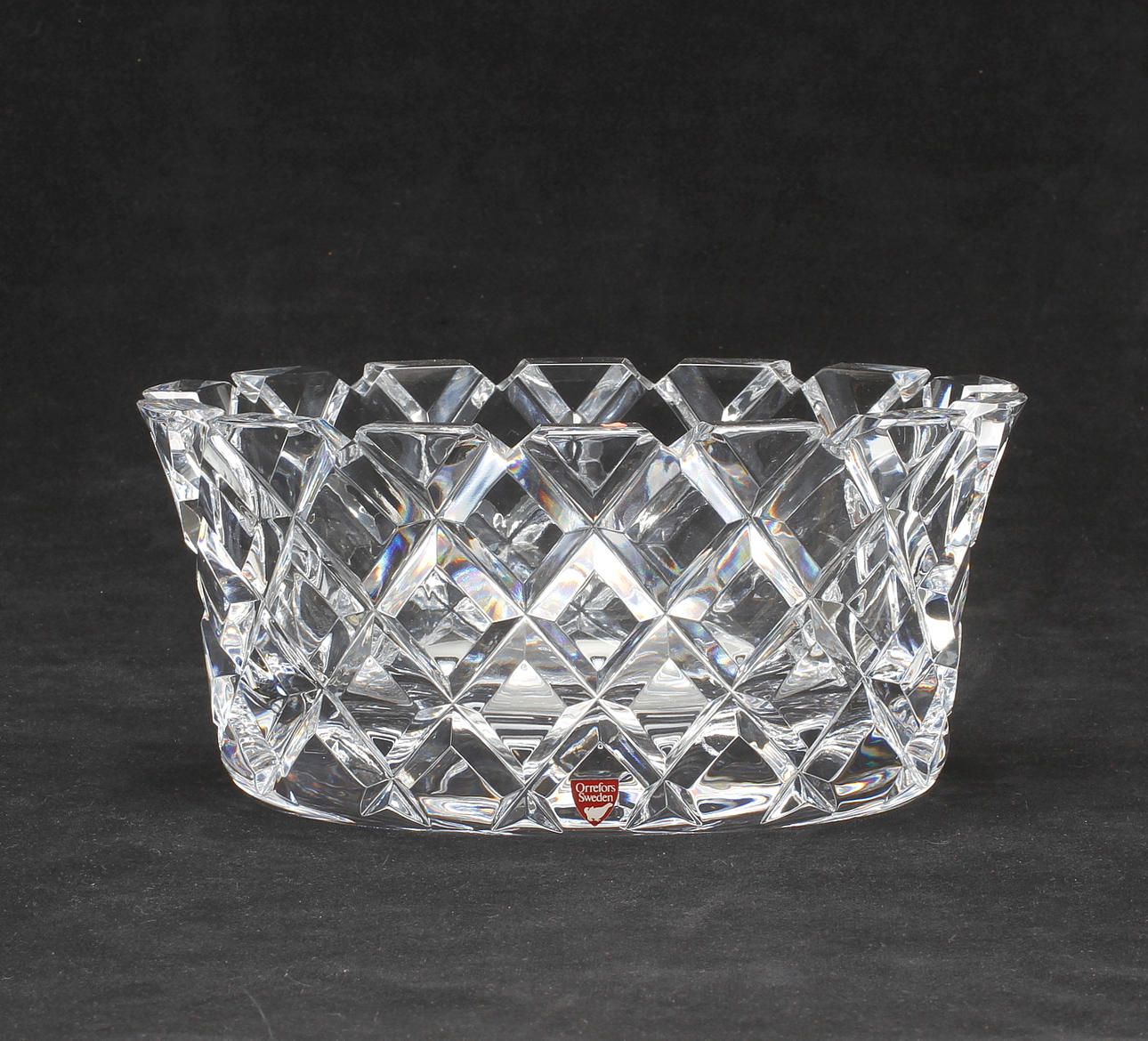 SKÅL, glas, "Sofiero", Gunnar Cyrén, Orrefors, signerad.