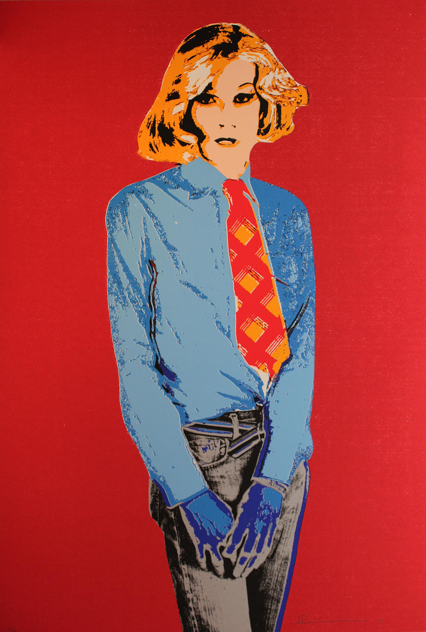 KARI RIIPENEN. "Andy Warhol I". Serigrafi. Signerad Riipenen. 16/150.