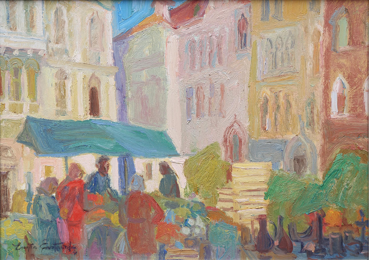 EMILIA CASTAÑEDA. ”Marknad i Venedig”.