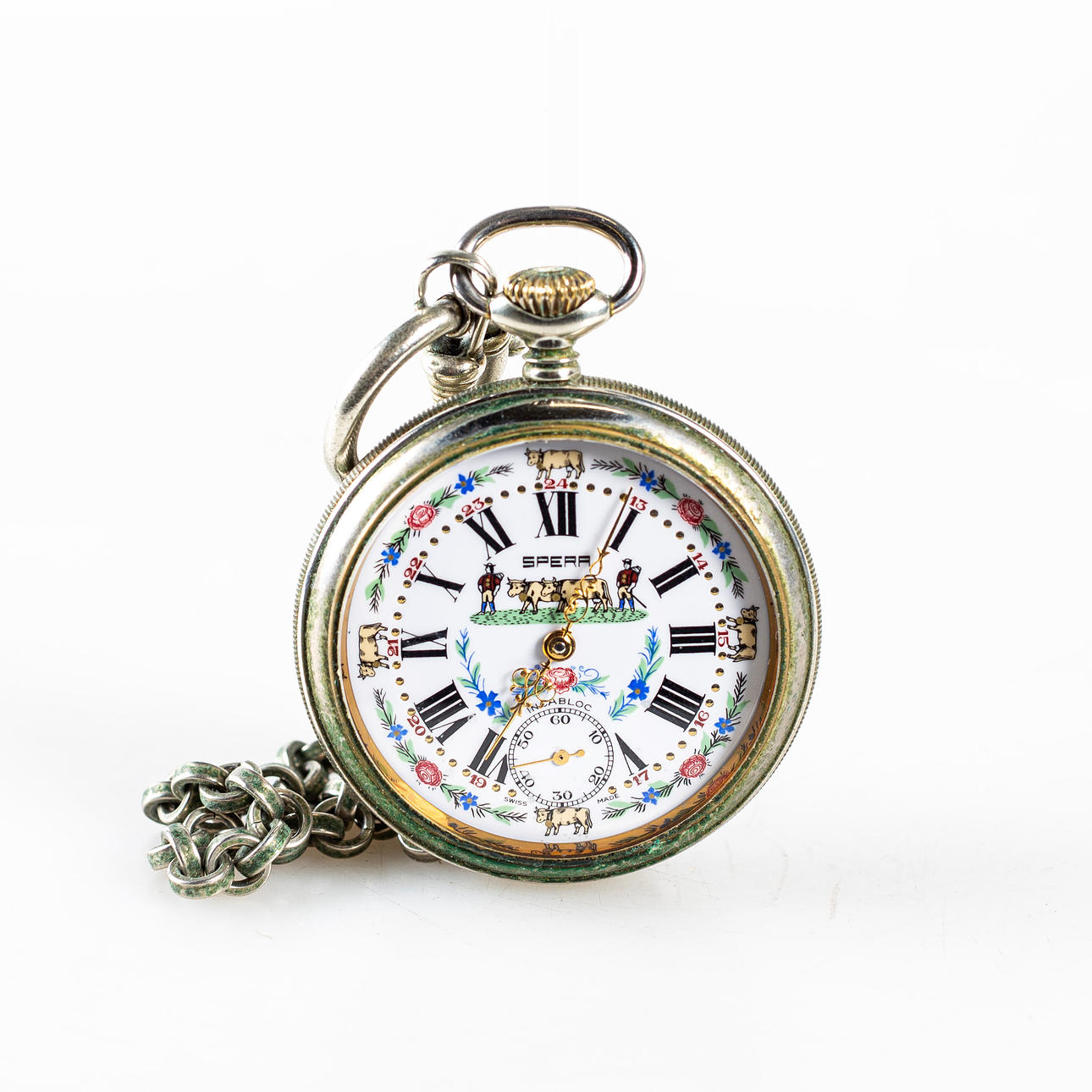 POCKET WATCH, "Spera" Incabloc Swiss Made.