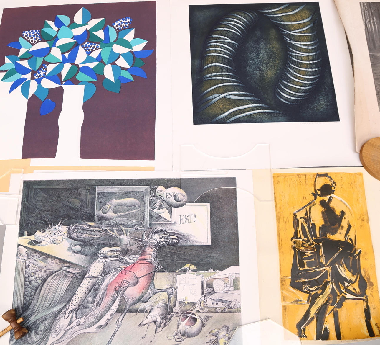 GRAFISKA BLAD, 5 st, olika konstnärer, signerade och numrerade.