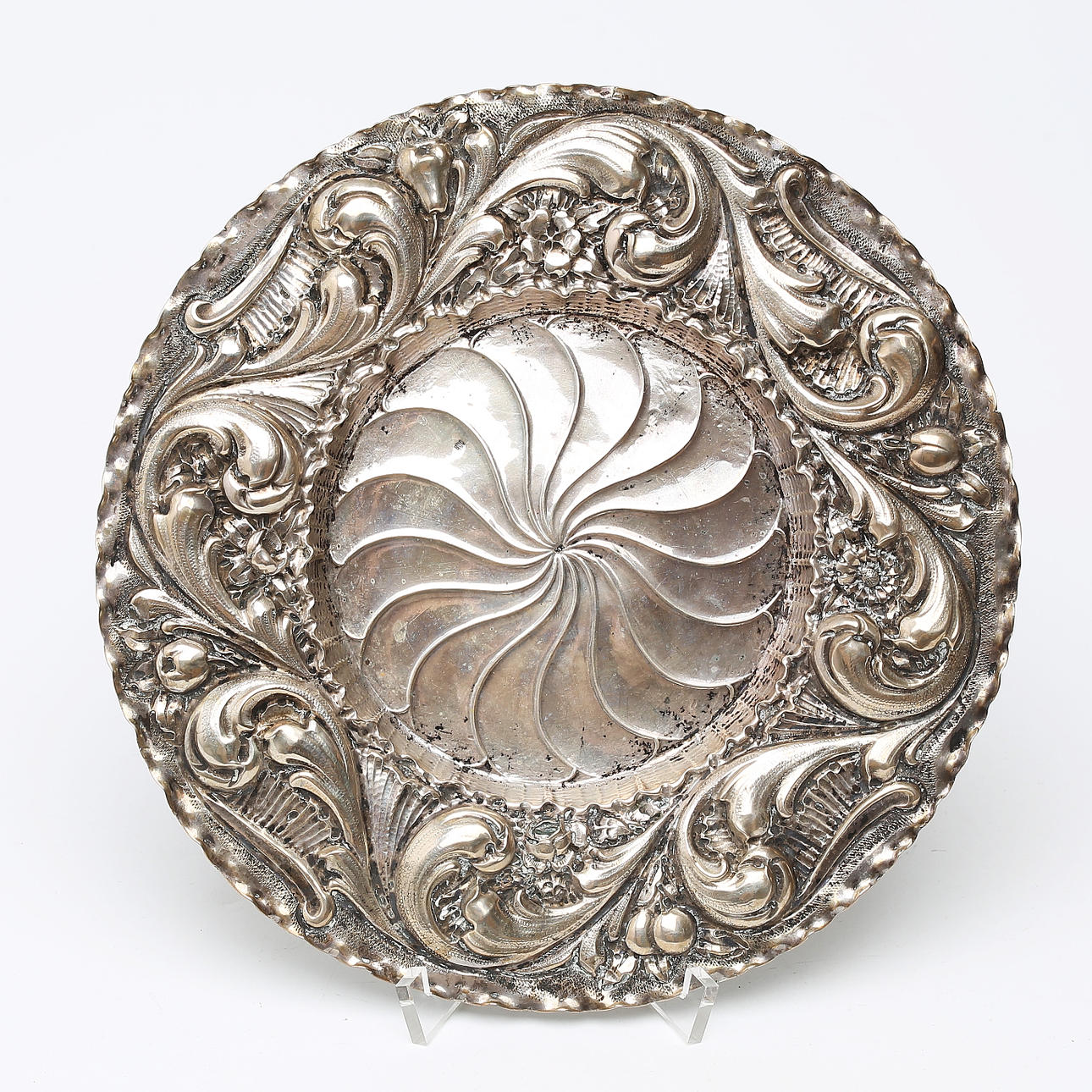 FAT, silver, barockstil, 1900-tal. Silver & Metall - Nysilver - Auctionet