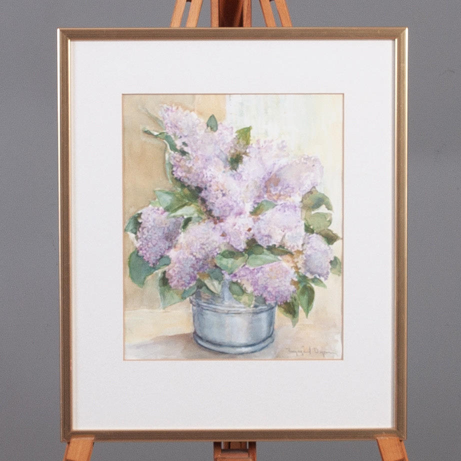 INVOLVED DIGMAN. "Cyrens", watercolour, signed.