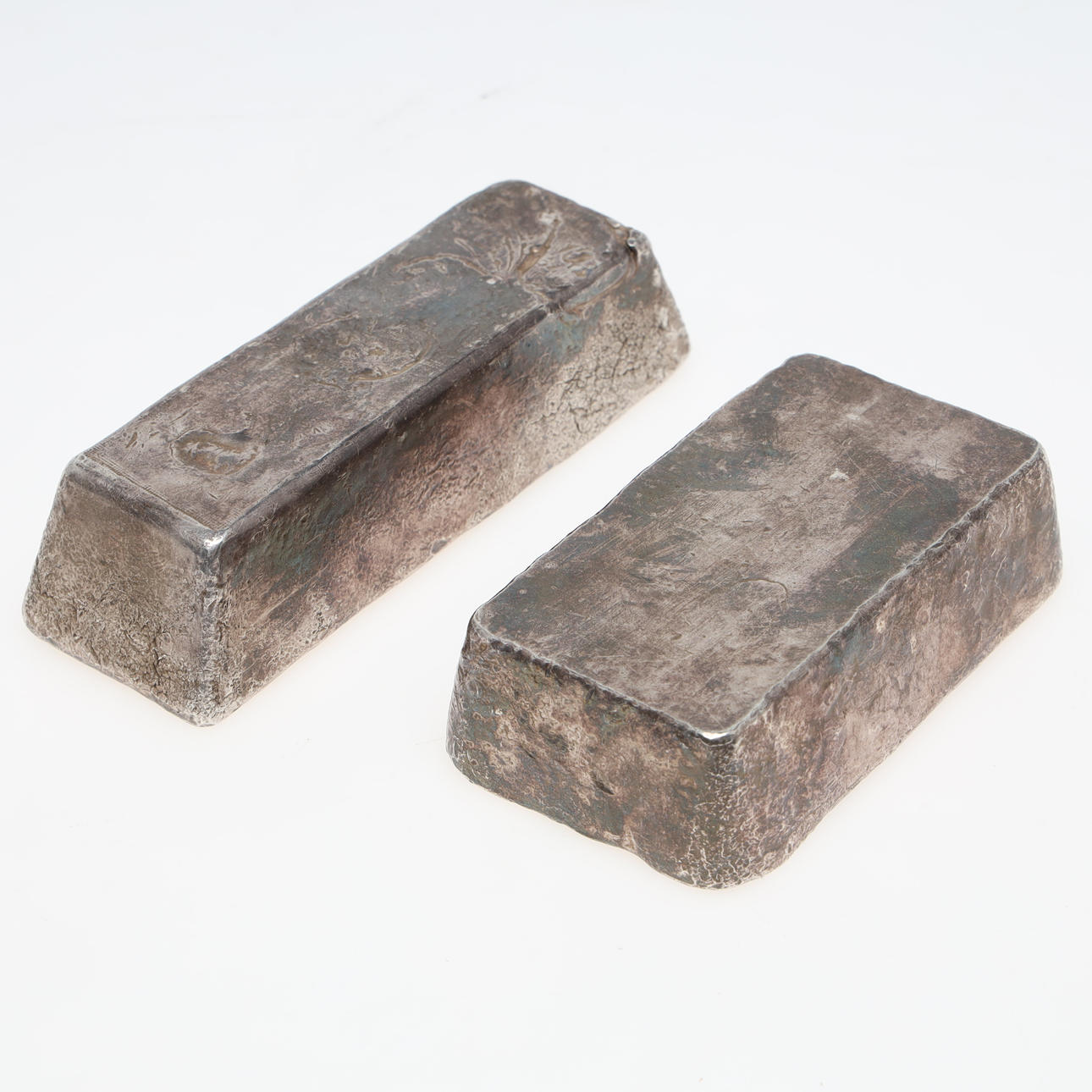 SILVERTACKOR, 2st. i finsilver, ca 2 kg.