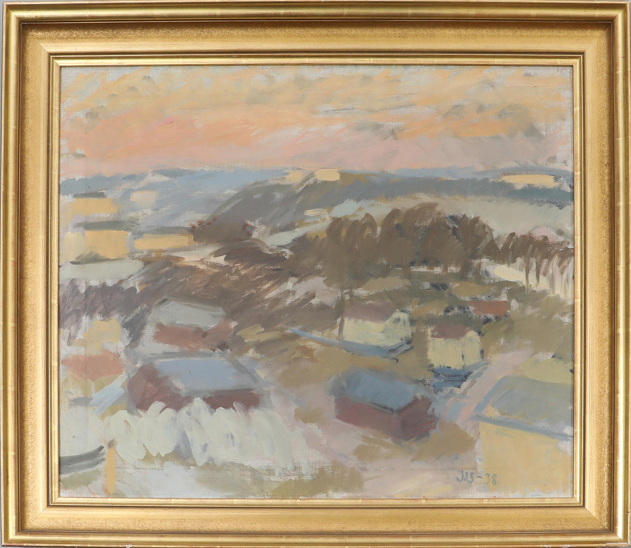 MARY SUNDSTRÖM CEDERCRANTZ. oil on canvas, signed and dated -38.