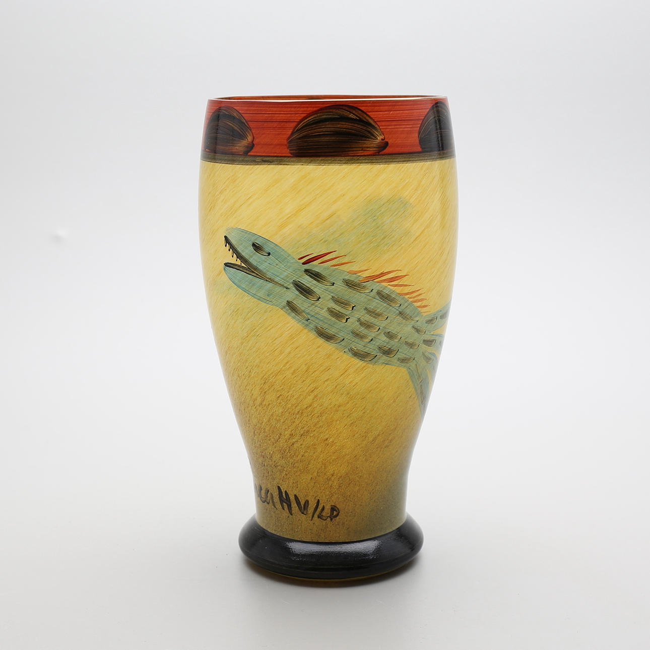 ULRIKA HYDMAN VALLIEN. Vas, signerad i målningen.