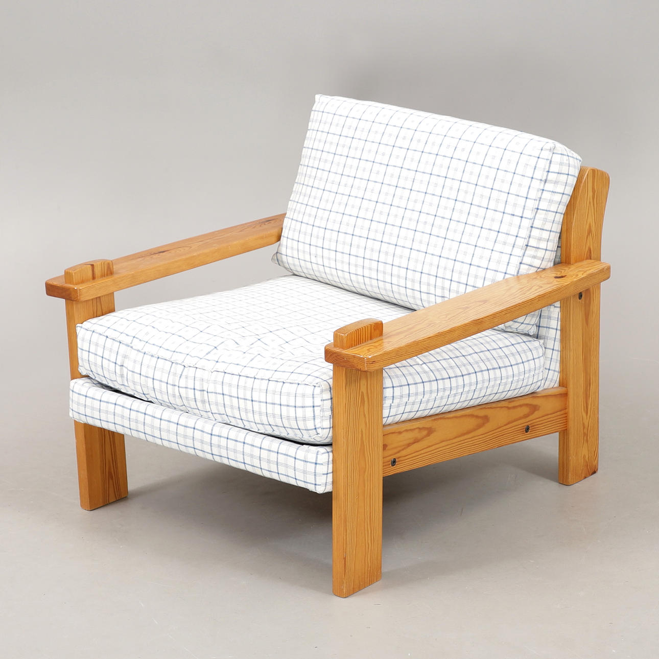 SILLÓN, pino, años 70.