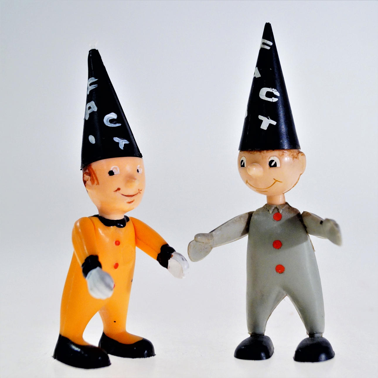 WERBEFIGUREN, 2 Stück, Kunststoff, Facit.