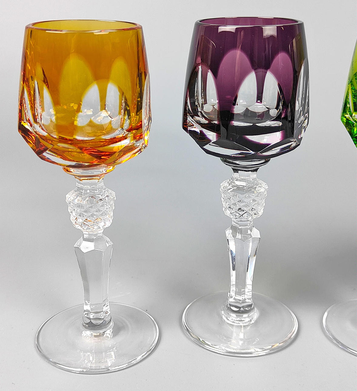 Satz Kristall Likörkelche Nachtmann.