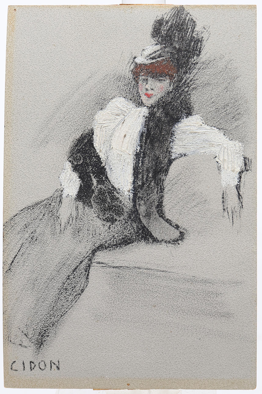 FRANCISCO DE CIDÓN. Una joven.